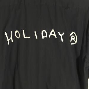 Dickies x Holiday Brand Large Work Shirt Men Black Graphic Short Sleeve New York